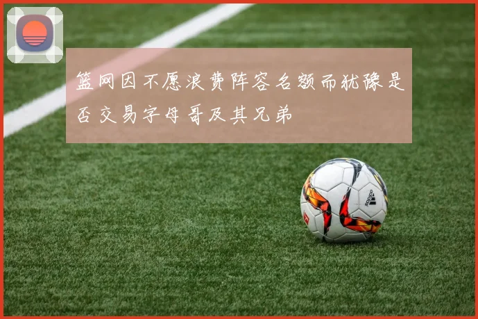 篮网因不愿浪费阵容名额而犹豫是否交易字母哥及其兄弟
